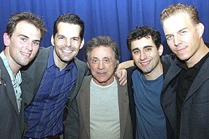 Frankie Valli at Jersey Boys - Daniel Reichard - J. Robert Spencer - Frankie Valli - John Lloyd Young - Christian Hoff