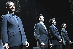 Jersey Boys Opening - Curtain Call - Christian Hoff - John Lloyd Young - Daniel Reichard - J. Robert Spencer