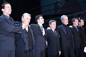 Jersey Boys Opening - Curtain Call - Christian Hoff - Tommy DeVito - John Lloyd Young - Frankie Valli - Bob Gaudio - Daniel Reichard - J. Robert Spencer