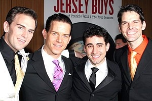 Jersey Boys Opening - Daniel Reichard - Christian Hoff - John Lloyd Young - J. Robert Spencer
