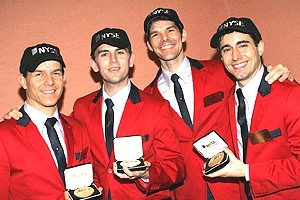 Jersey Boys at NYSE - Christian Hoff - Daniel Reichard - J. Robert Spencer - John Lloyd Young 