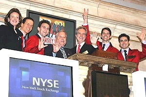 Jersey Boys at NYSE - group