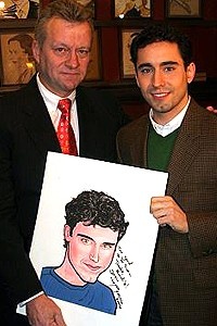 John Lloyd Young at Sardi's - Max Klimavicius - John Lloyd Young