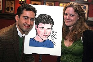 John Lloyd Young at Sardi's - John Lloyd Young - Allison Franck
