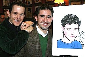 John Lloyd Young at Sardi's - John Lloyd Young - Christian Hoff