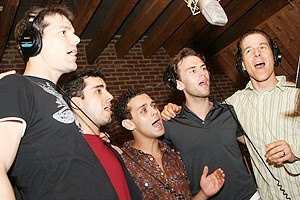Frankie Valli Recording Session - J. Robert Spencer - John Lloyd Young - Michael Longoria - Daniel Reichard - Christian Hoff