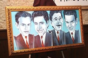 Photo Op - Jersey Boys Portrait Unveiling - the portrait