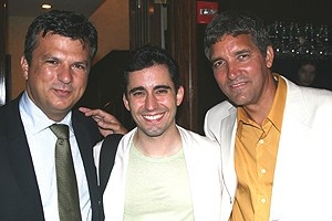 Photo Op - Jersey Boys Portrait Unveiling - Dreni Kyqykaliu - John Lloyd Young - Bruce Dimpflmaier