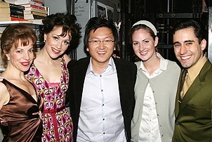 Photo Op - Masi Oka at Jersey Boys - Jennifer Naimo - Erica Piccininni - Masi Oka - Heather Ferguson - John Lloyd Young