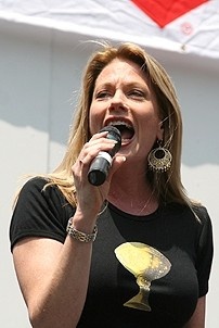Photo Op - Broadway in Bryant Park 07-26-07 - Marin Mazzie