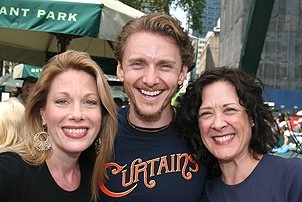 Photo Op - Broadway in Bryant Park 07-26-07 -  Marin Mazzie - Jason Danieley - Karen Ziemba