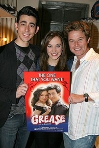 Billy Bush at Grease - Max Crumm - Laura Osnes - Billy Bush