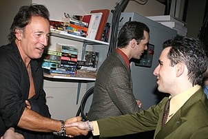 Photo Op - Bruce Springsteen at Jersey Boys - Bruce Springsteen - John Lloyd Young