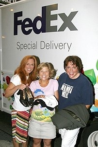 Photo Op - Mamma Mia! Fed Ex Event - Carolee Carmello - Carey Anderson - Gina Ferrall  (their items)