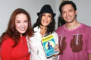 Photo Op - Teri Hatcher at The Little Mermaid - Sierra Boggess - Teri Hatcher - Sean Palmer