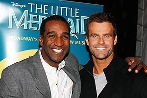 Photo Op - Cameron Mathison at Little Mermaid - Norm Lewis - Cameron Mathison 
