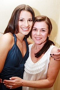 Lea Michele at Feinstein’s - Lea Michele - mom Edith 