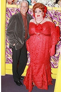 Ted Danson Visits Hairspray - Ted Danson - George Wendt