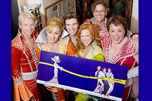 Mamma Mia 17th Longest-Running Show - Ben Livingston - Judy McLane - Christopher Shyer - Carolee Carmello - Pearce Bunting - Gina Ferrall