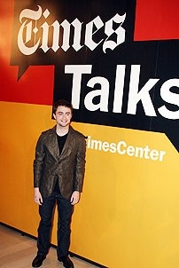Daniel Radcliffe Times Talks - Daniel Radcliffe (full body)