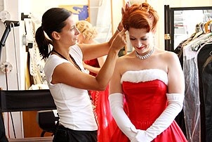 White Christmas Photo Shoot - Kerry O'Malley (hair)