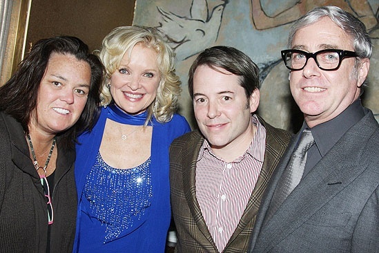 Christine Ebersole at Café Carlyle – Rosie O’Donnell – Christine Ebersole – Matthew Broderick – Scott Wittman