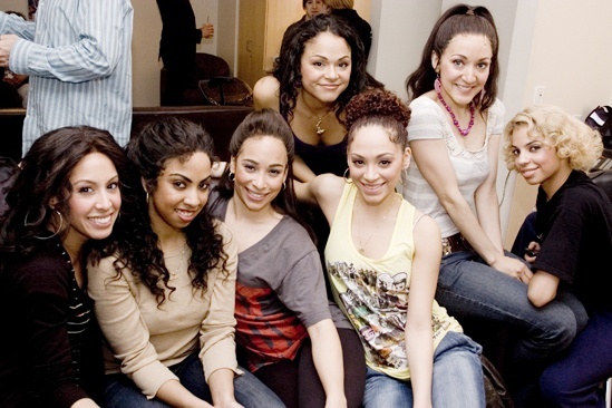 West Side Story at Regis and Kelly - Kat Nejat - Mileyka Mateo - Yanira Marin - Karen Olivo - Tanairi Sade Vazquez - Jennifer Sanchez - Danielle Polanco
