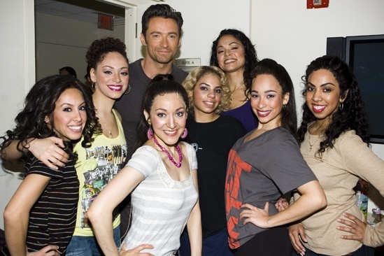 West Side Story at Regis and Kelly – Hugh Jackman – group