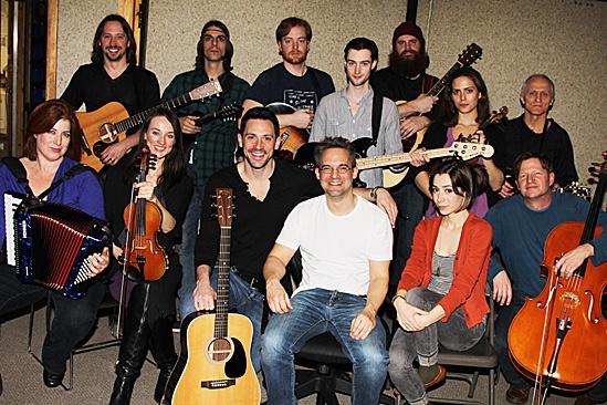 Once Cast Album Recording – Cristin Milioti – Steve Kazee – the cast of <i>Once</I>