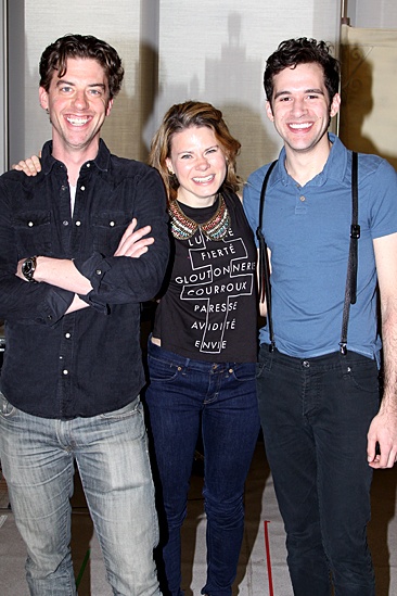 Peter and the Starcatcher Meet and Greet – Christian Borle - Celia Keenan-Bolger – Adam Chanler-Berat 