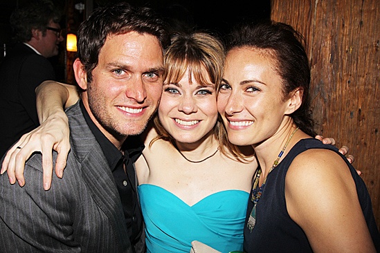 Peter and the Starcatcher Opening Night – Steven Pasquale – Celia Keenan-Bolger – Laura Benanti 