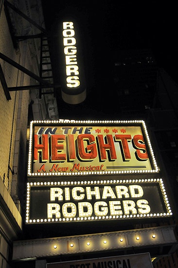 In the Heights Closing Night – marquee 