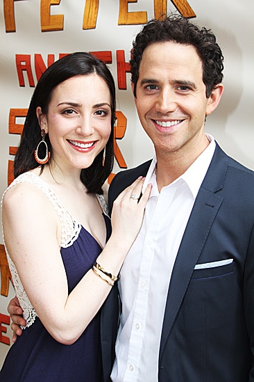 Peter and the Starcatcher Opening Night – Jessica Hershberg – Santino Fontana