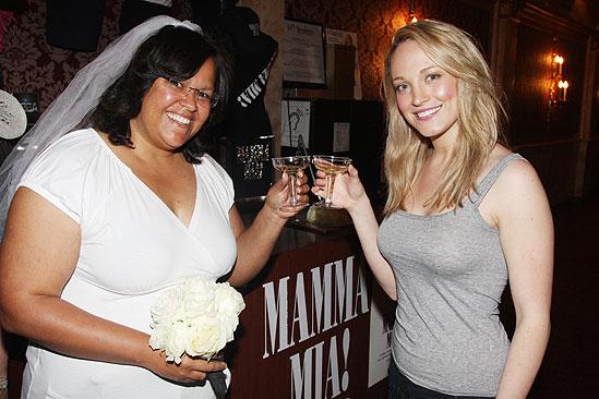 Mamma Mia 15th Longest Running Show - Brandi Burkhardt - Lauren Hopkins Sheridan 