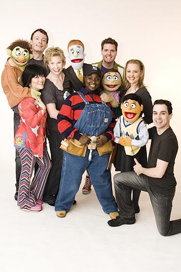 Avenue Q Final Cast Photo Shoot - full cast