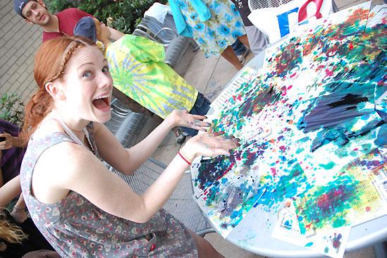 Tie-Dye with Hair - Allison Case