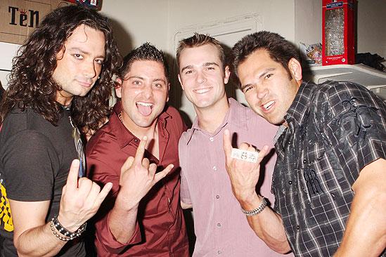 Mets and Yankees at Rock of Ages - Constantine Maroulis - Francisco Cervelli - David Robertson - Johnny Damon