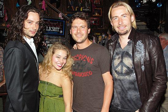 Nickelback at Rock of Ages - Constantine Maroulis - Savannah Wise - Ryan Peake - Chad Kroeger