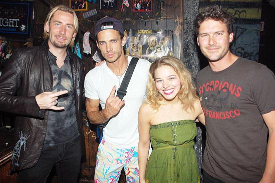 Nickelback at Rock of Ages - Chad Kroeger - Ryan Peake - James Carpinello - Savannah Wise