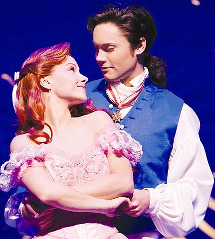 The Little Mermaid - Show Photo - Chelsea Morgan Stock - Drew Seeley (pink dress)