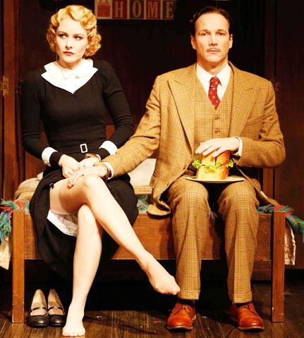 The 39 Steps - Show Photo - Jill Paice - Sean Mahon