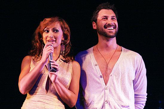 Burn the Floor Meet and Greet - Karina Smirnoff - Maksim Chmerkovskiy (talking)