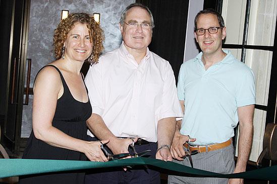 Henry Miller's Theatre Ribbon Cutting - Julia C. Levy - Todd Haimes - Harold Wolpert