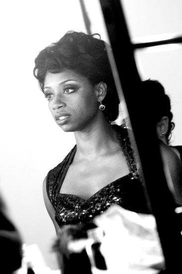 Memphis Promo Shoot - Montego Glover (b&w mirror)