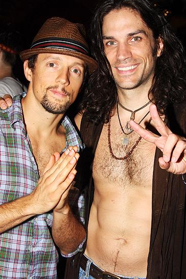 Jason Mraz and Judd Apatow at Hair - Jason Mraz - Will Swenson