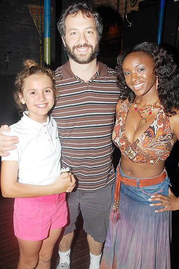 Jason Mraz and Judd Apatow at Hair - Maude Apatow - Judd Apatow - Saycon Sengbloh