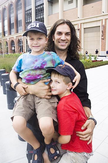 Will Swenson Sings at Mets Game - Will Swenson - Sawyer - Bridger (outside stadium)