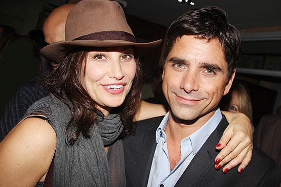 John Stamos Wall of Fame - Gina Gershon - John Stamos