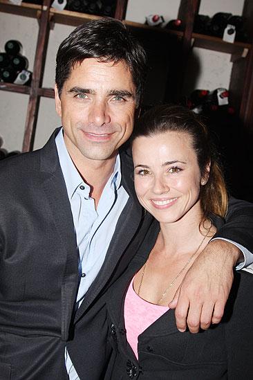John Stamos Wall of Fame - John Stamos - Linda Cardellini 