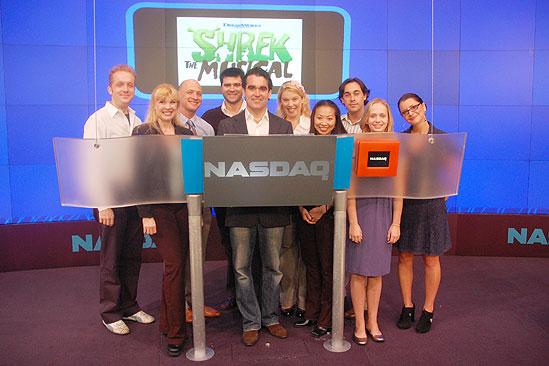 Shrek at NASDAQ – group